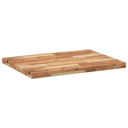bordplade 100x60x4 cm rektangulær massivt akacietræ