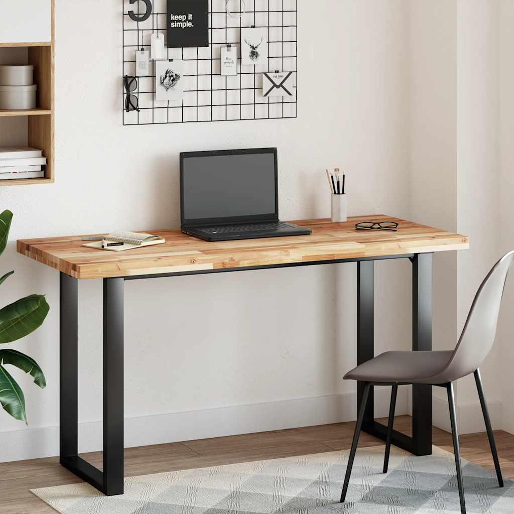 bordplade 120x60x4 cm rektangulær massivt akacietræ