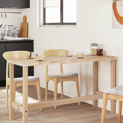 bordplade 140x60x4 cm rektangulær massivt akacietræ