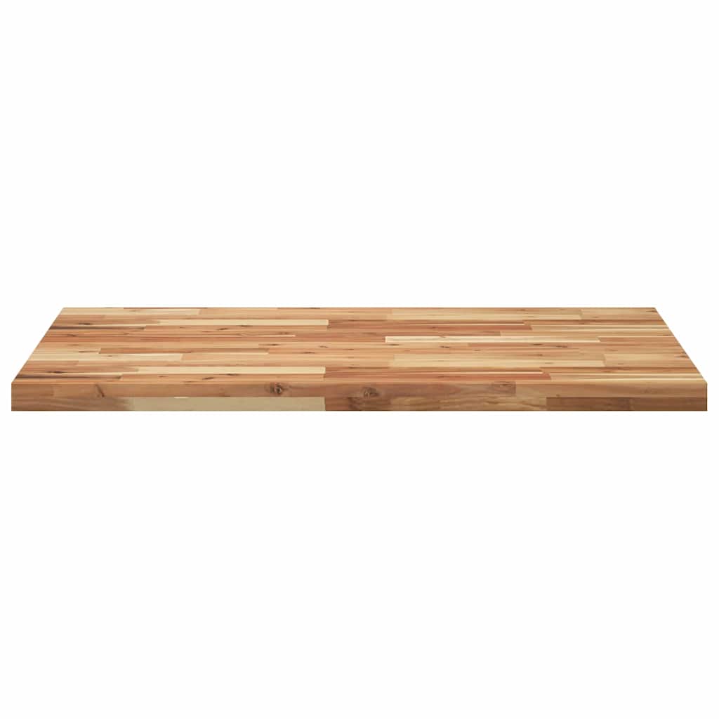 bordplade 80x70x4 cm rektangulær massivt akacietræ