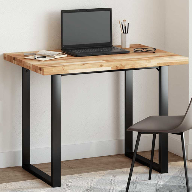 bordplade 80x70x4 cm rektangulær massivt akacietræ