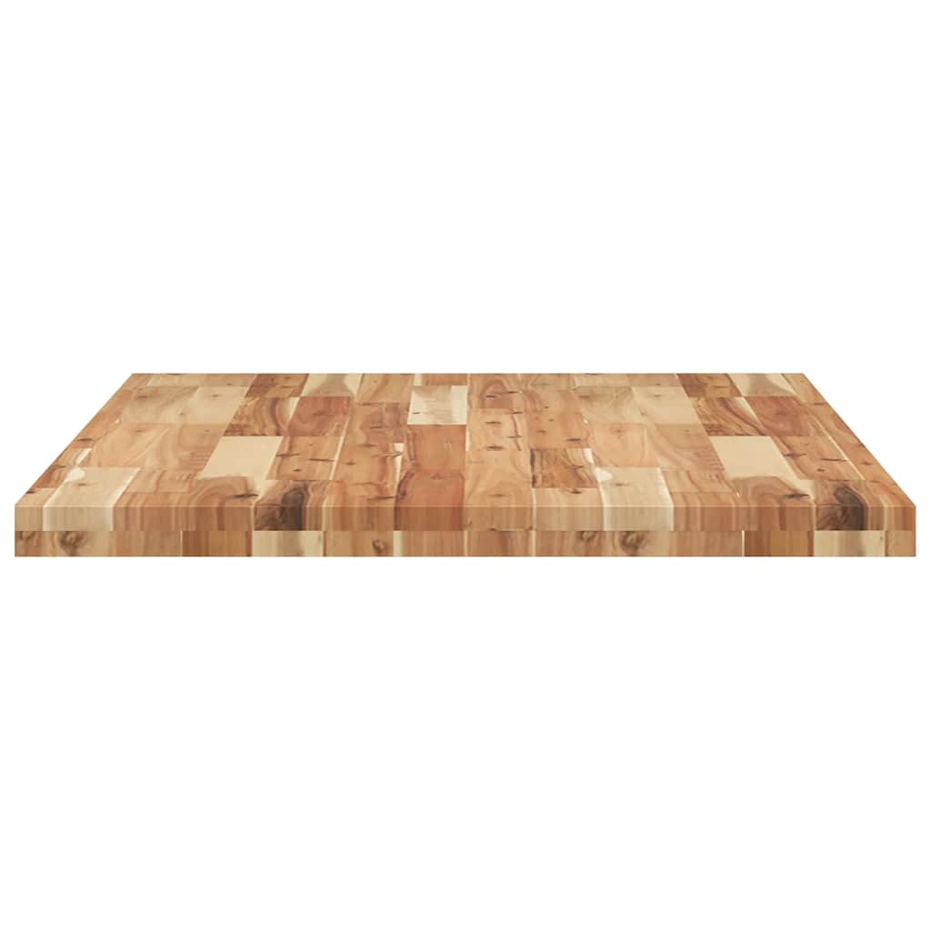 bordplade 100x70x4 cm rektangulær massivt akacietræ