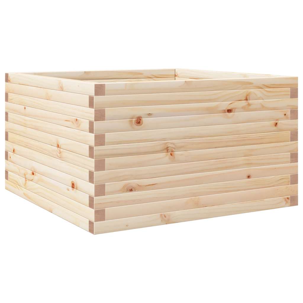plantekasse 80x80x46 cm massivt fyrretræ