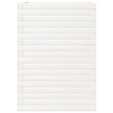 plantekasse 50x50x68,5 cm massivt fyrretræ hvid