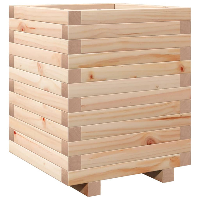 plantekasse 40x40x49,5 cm massivt fyrretræ