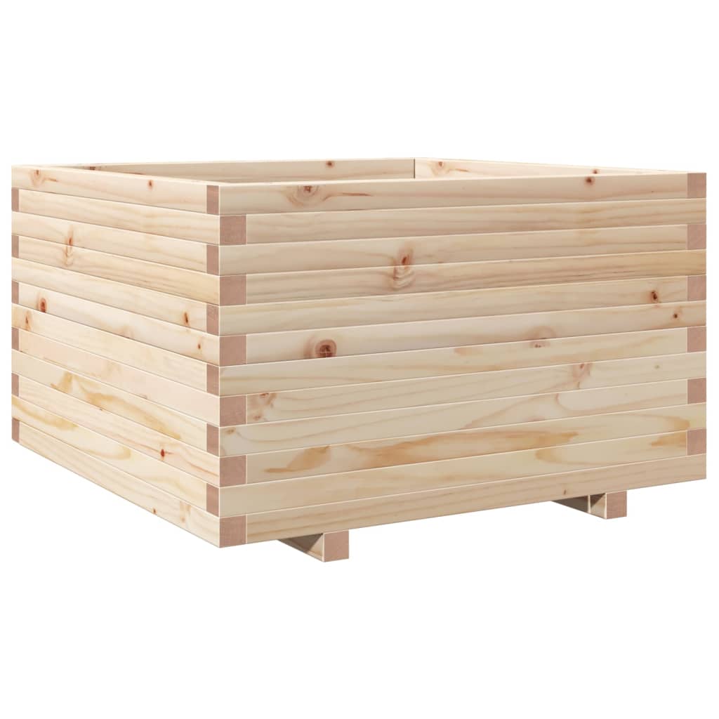 plantekasse 80x80x49,5 cm massivt fyrretræ