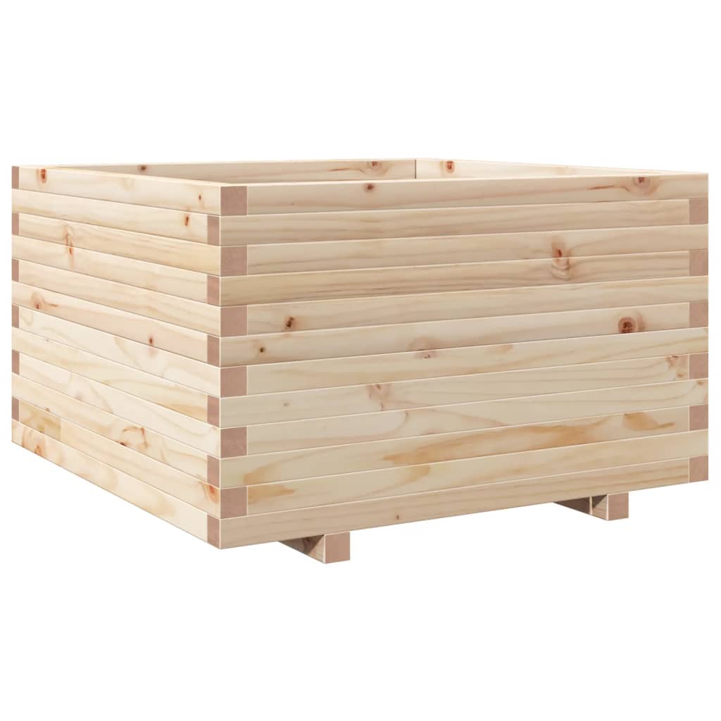 plantekasse 80x80x49,5 cm massivt fyrretræ