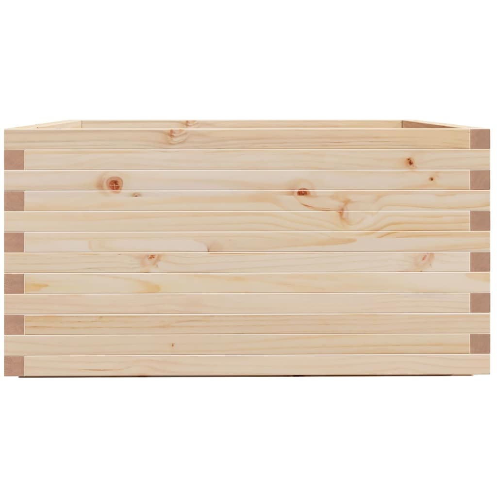 plantekasse 90x90x49,5 cm massivt fyrretræ