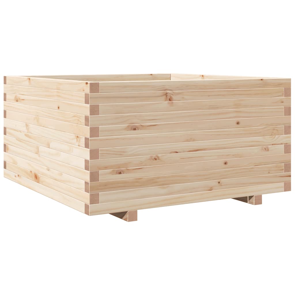 plantekasse 90x90x49,5 cm massivt fyrretræ