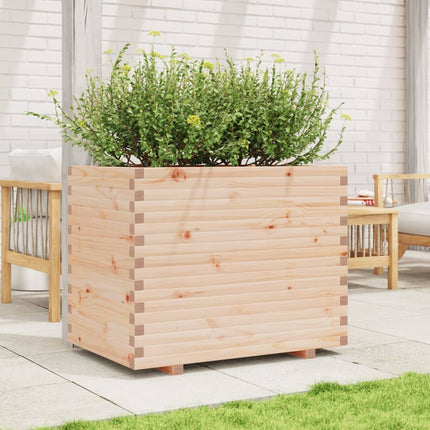 plantekasse 90x60x72,5 cm massivt fyrretræ