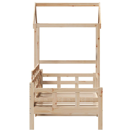 daybed med tag 80x200 cm massivt fyrretræ