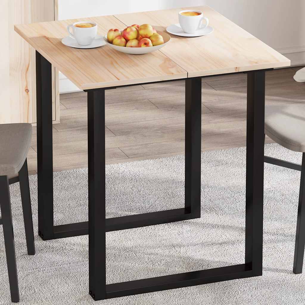 Bordplader i massivt fyrretræ - 2 stk. rektangulære 70 × 35 × 1,7 cm