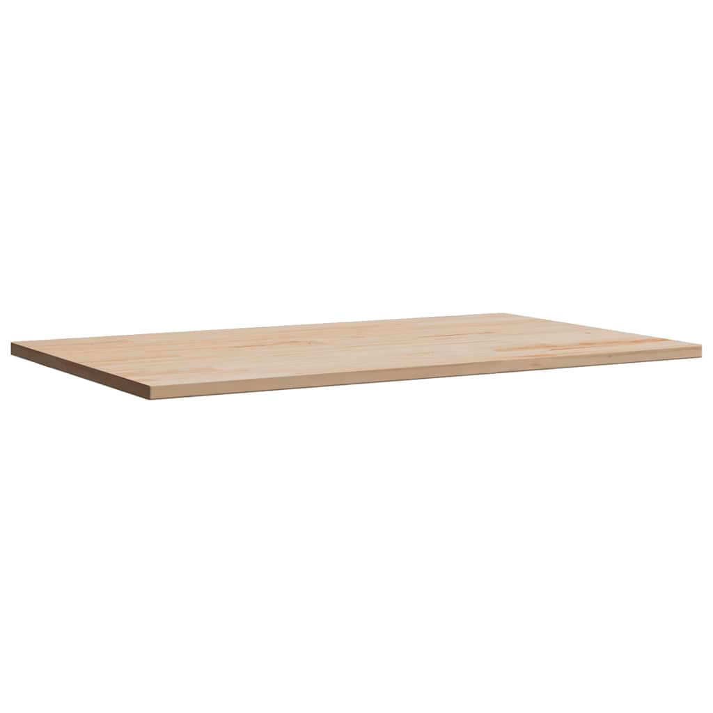 bordplade 80x50x1,7 cm rektangulær massivt fyrretræ
