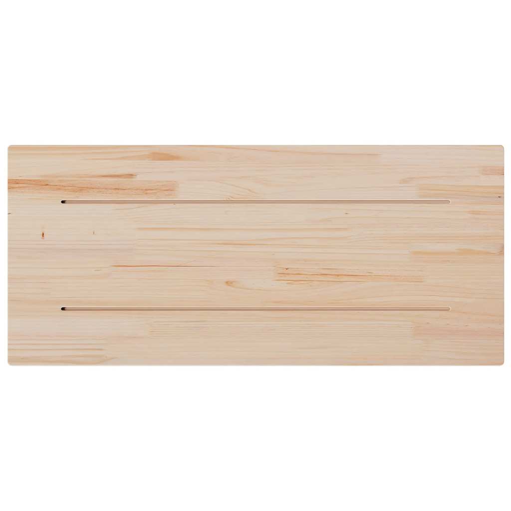 bordplade 90x40x1,7 cm rektangulær massivt fyrretræ