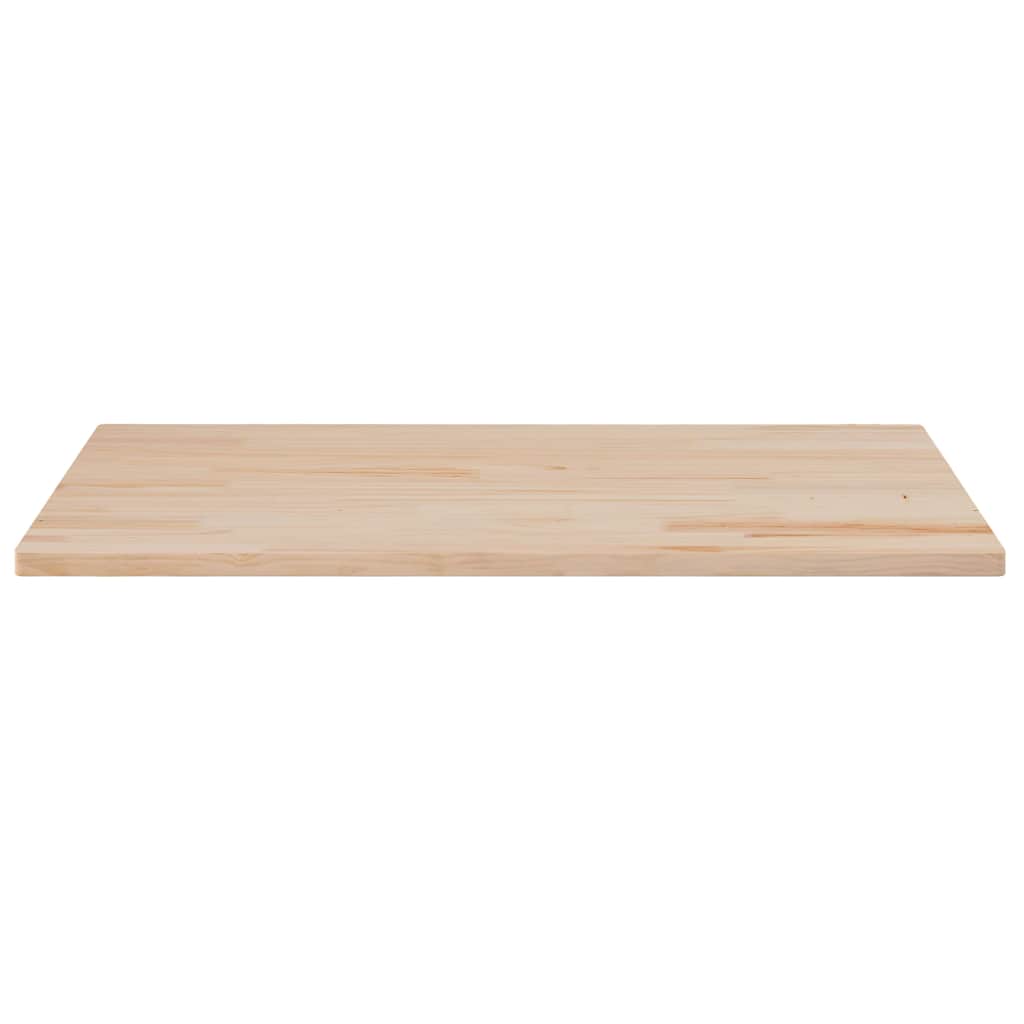 bordplade 100x50x1,7 cm rektangulær massivt fyrretræ