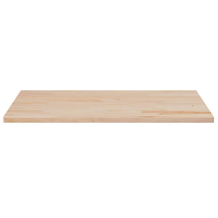 bordplade 100x50x1,7 cm rektangulær massivt fyrretræ