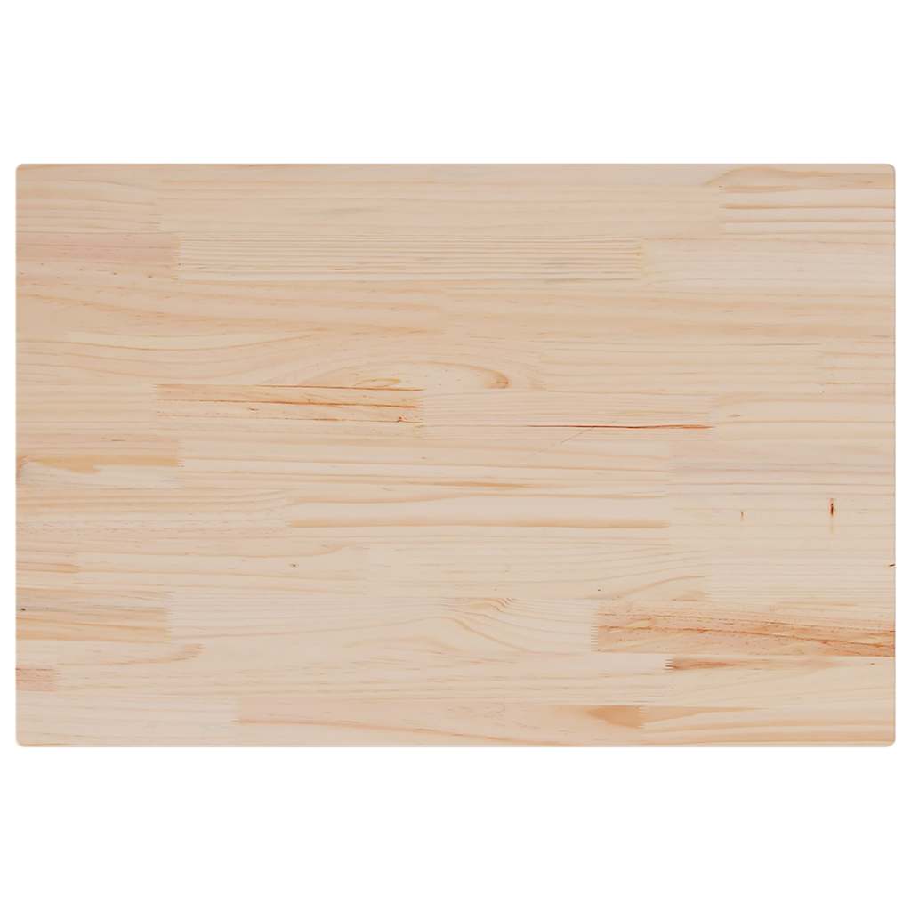 bordplader 3 stk. 80x53x1,7 cm rektangulær massivt fyrretræ