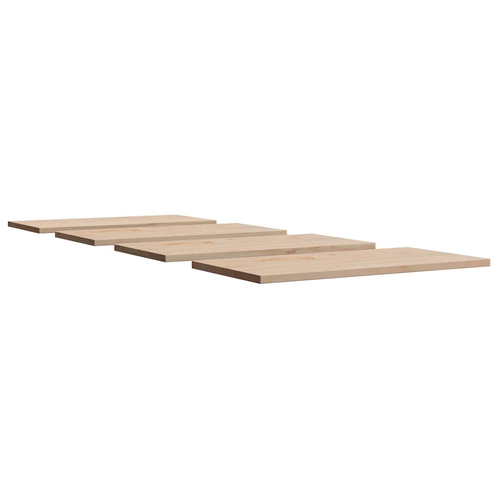 bordplader 4 stk. 90x45x1,7 cm rektangulær massivt fyrretræ