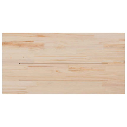 bordplader 4 stk. 100x50x1,7 cm rektangulær massivt fyrretræ