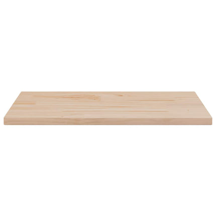 bordplader 2 stk. 70x35x2,5 cm rektangulær massivt fyrretræ