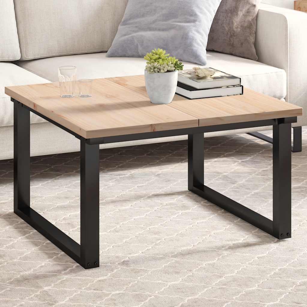 bordplader 2 stk. 80x40x2,5 cm rektangulær massivt fyrretræ billede