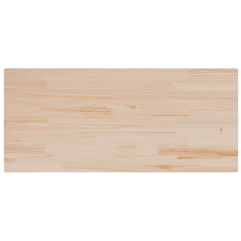 bordplade 90x40x2,5 cm rektangulær massivt fyrretræ