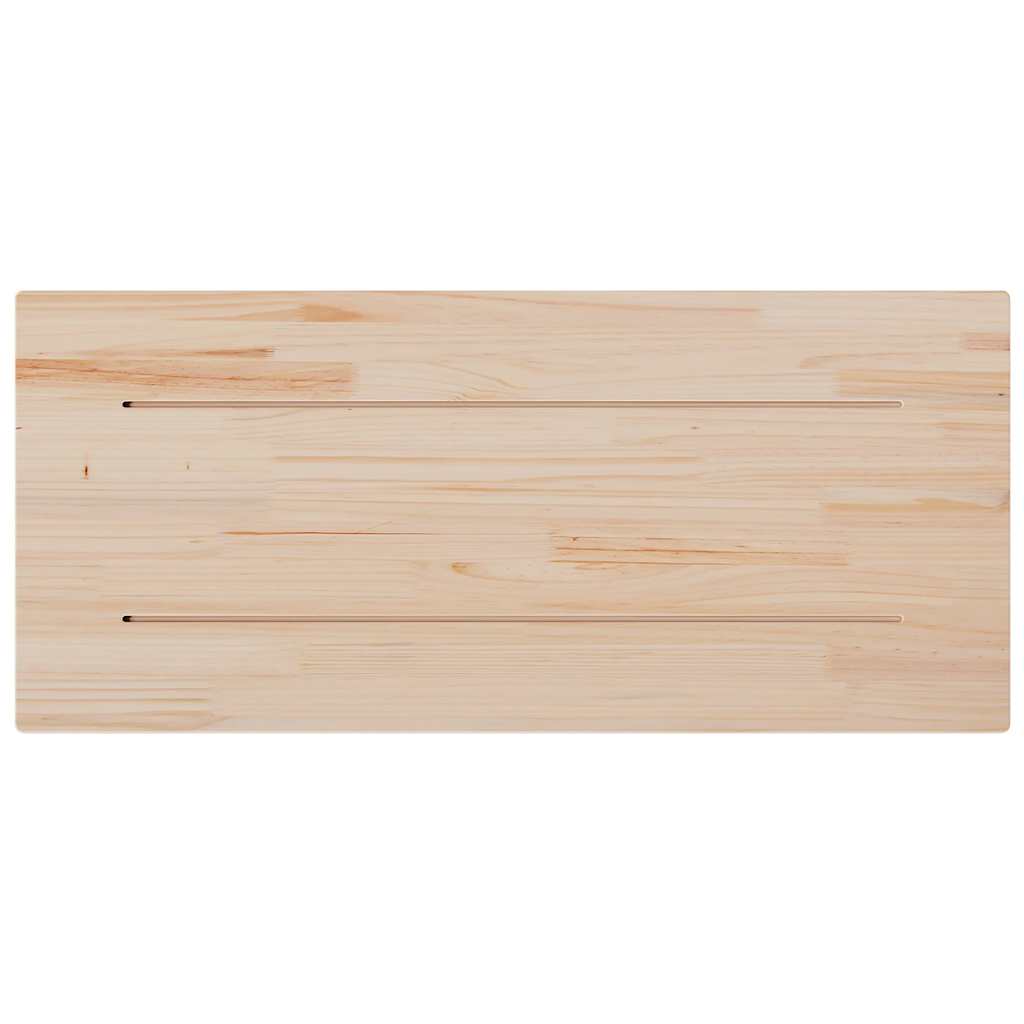 bordplade 90x40x2,5 cm rektangulær massivt fyrretræ