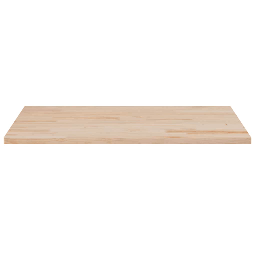 bordplade 100x50x2,5 cm rektangulær massivt fyrretræ