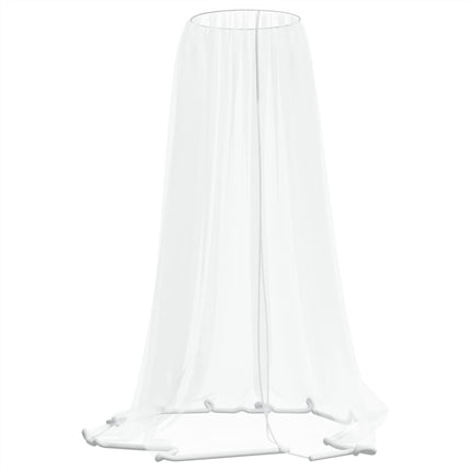 myggenet til parasol Φ300x230 cm trådnet hvid