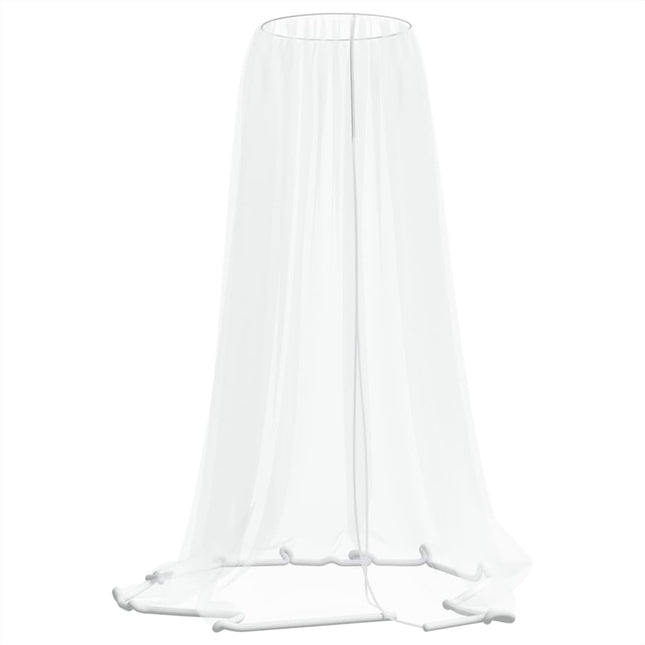 myggenet til parasol Φ300x230 cm trådnet hvid