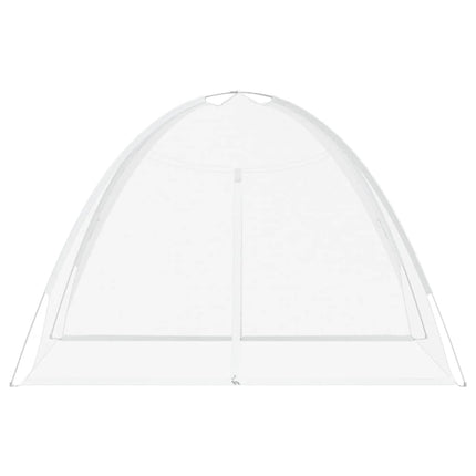 myggenet med døre 200x180x135 cm trådnet hvid