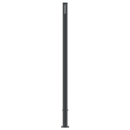 hegnspanel 526x186 cm WPC brun