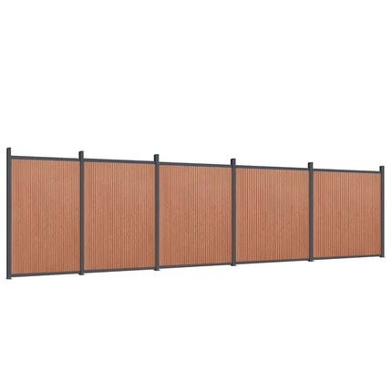 hegnspanel 872x186 cm WPC brun