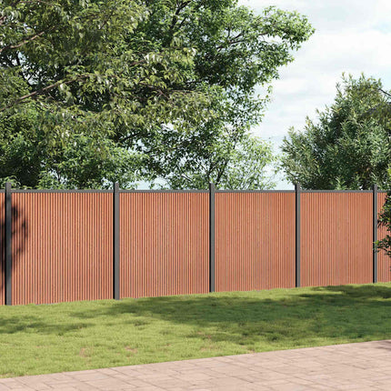 hegnspanel 872x186 cm WPC brun