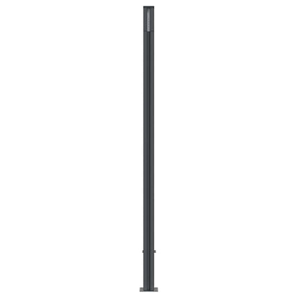 hegnspanel 872x186 cm WPC brun