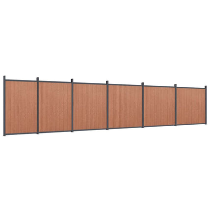 hegnspanel 1045x186 cm WPC brun