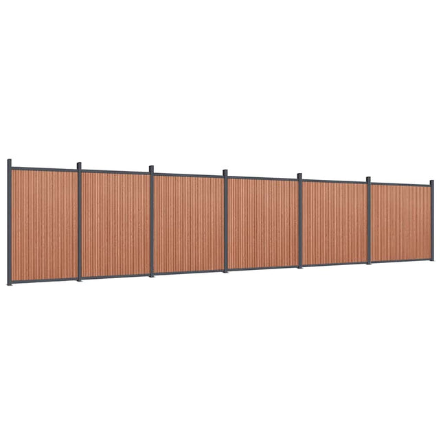 hegnspanel 1045x186 cm WPC brun