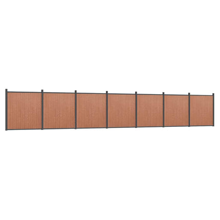 hegnspanel 1218x186 cm WPC brun