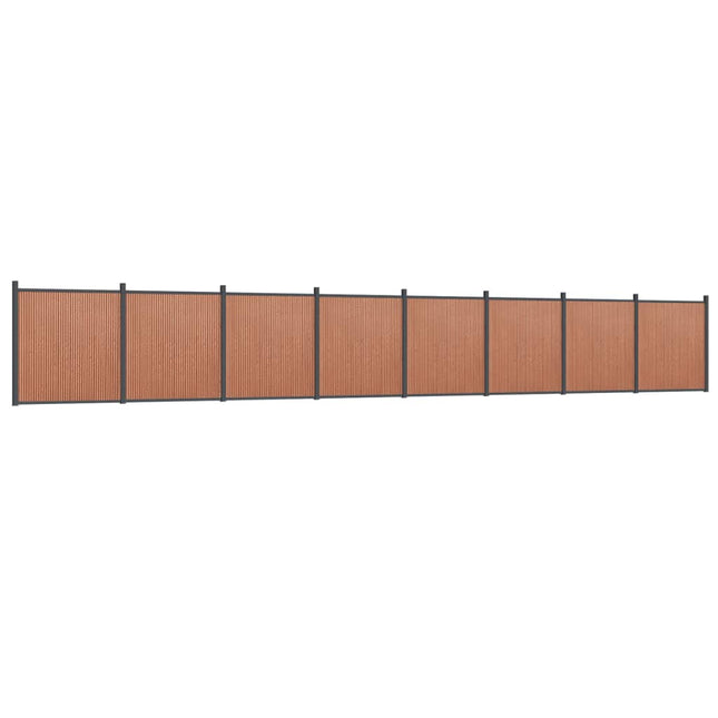 hegnspanel 1391x186 cm WPC brun