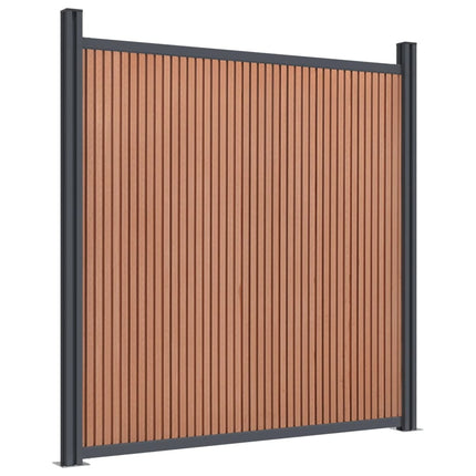 hegnspanel 1391x186 cm WPC brun