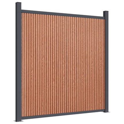 hegnspanel 1391x186 cm WPC brun