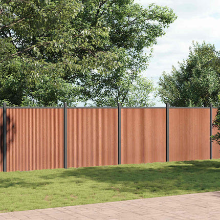 hegnspanel 1564x186 cm WPC brun