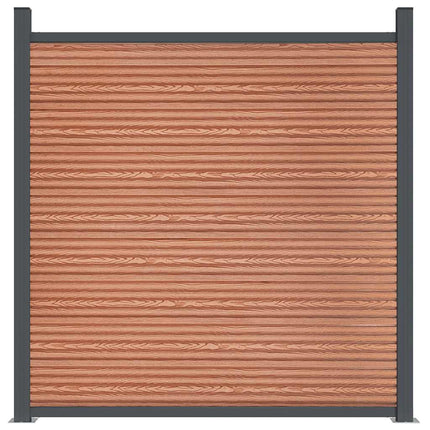hegnspanel 1564x186 cm WPC brun