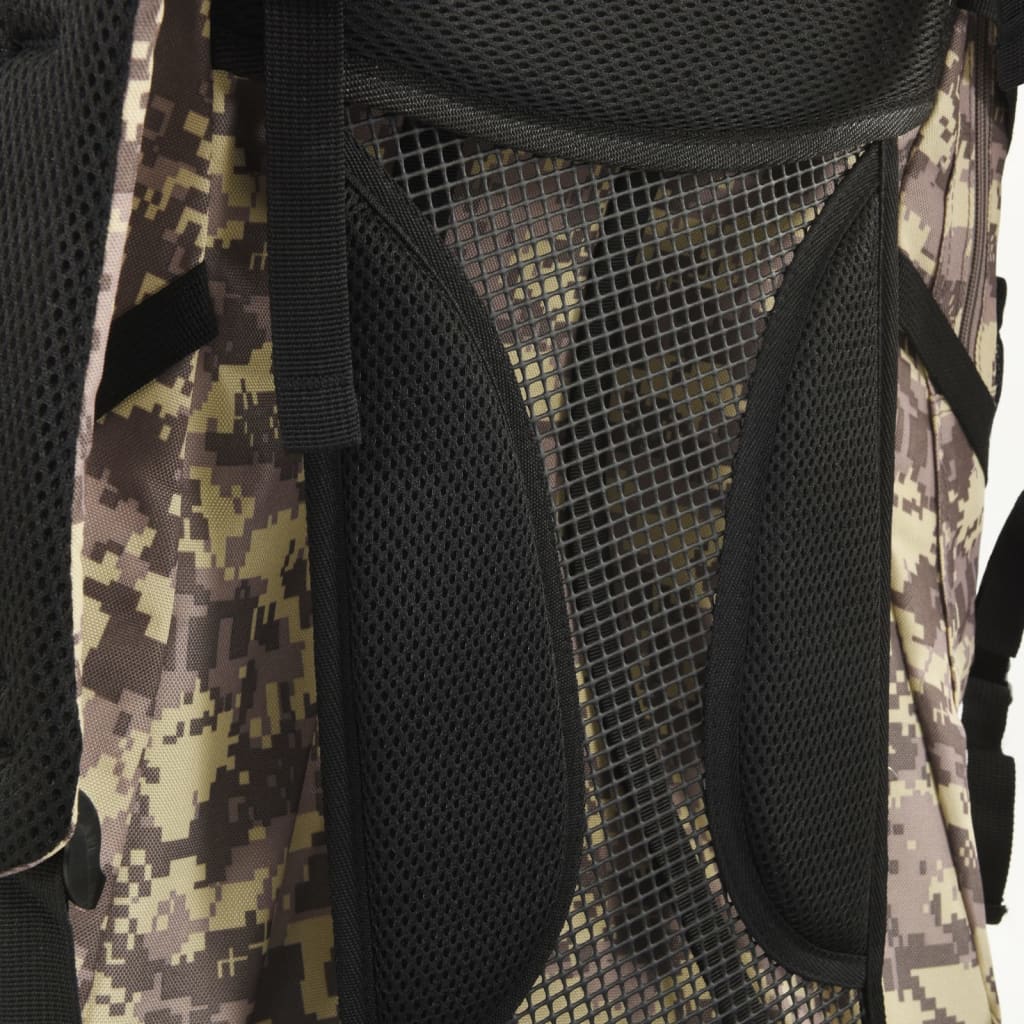 vandretaske 60 l camouflage oxfordstof brun