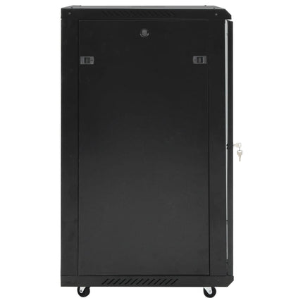 netværksskab med drejelige fødder 18U 19" IP20 60x60x100 cm