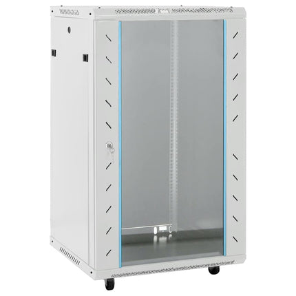 netværksskab med drejelige fødder 18U 19" IP20 60x60x100 cm