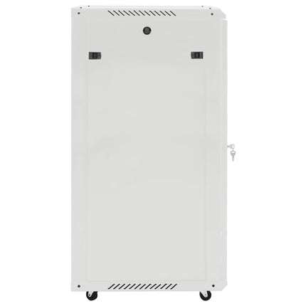 netværksskab med drejelige fødder 22U 19" IP20 60x60x120 cm
