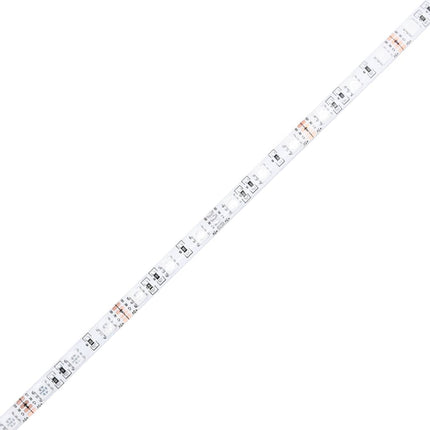 sofabord med Infinity LED-lys 70x50x30 cm sort