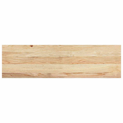 trappemåtter 4 stk ubehandlet 90x25x2 cm massivt egetræ