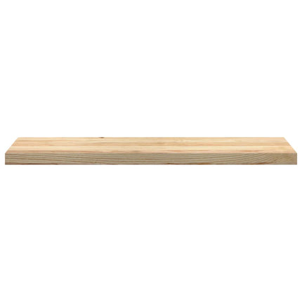 trappemåtter 8 stk ubehandlet 100x30x2 cm massivt egetræ